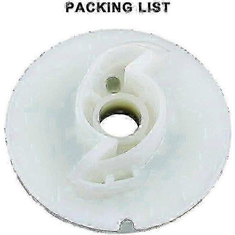 Puleggia di avviamento per Husqvarna 435, 435E e 440E, codice articolo 579427901, realizzata in plastica bianca.