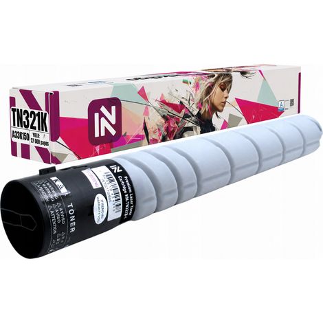 Toner Inkdigo TN321K compatibile con Minolta Bizhub C224 C284e C364 C224e, certificato TÜV. (1/5)