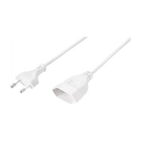 Sygonix SY-5044232 alimentation Rallonge blanc 0.20 m H03VVH2-F 2X 0,75 mm² S559982 (1/3)