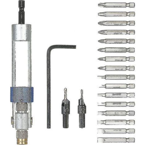 Tournevis en acier au Chrome-vanadium, mèches, clé Allen, ensemble d'outils manuels, 20 pièces (1/3)