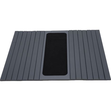 Table Plateau Accoudoir Canapé Antidérapant Silicone – Isolation Thermique Support Tasse Téléphone Télécommande En-cas, Gris Clair (1/5)
