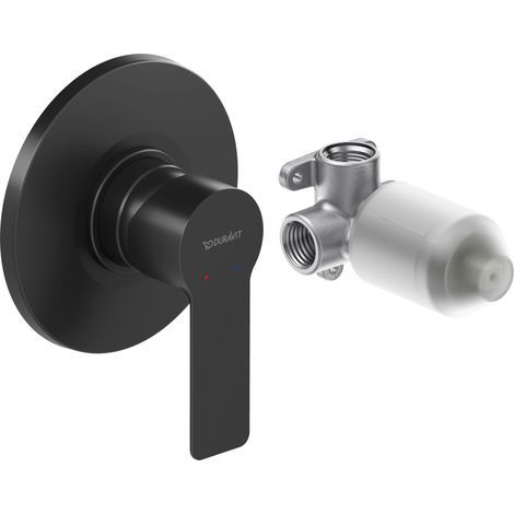 Duravit D-Code Mitigeur monocommandé encastré, rosace ronde,