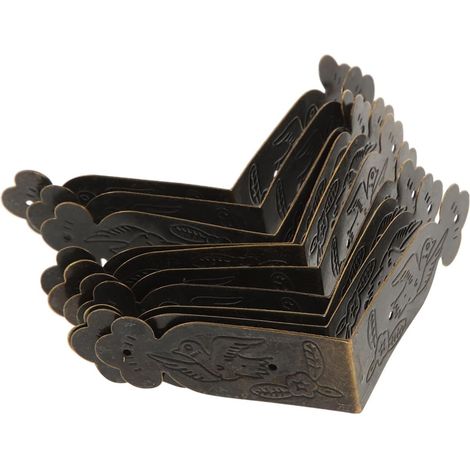 10 protège-coins décoratifs, bois, pour meubles et menuiserie (1/5)