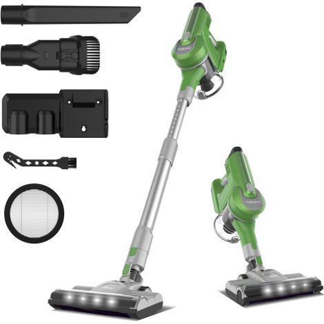 TASVAC S8 Aspirateur Balai Sans Fil – 260 W, 23 kPa, 50 min Autonomie, Léger 3,75 kg, Filtration HEPA 5 Étapes, Écran LED, Multi-Surfaces (1/5)