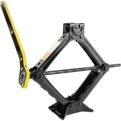 Les Cric Voiture 2T, Crique Voitures, Crics de Levage, Scissor Jack À Ciseaux avec Croix de Roue, pour Camions, Berlines, Fourgonnettes (1/4)