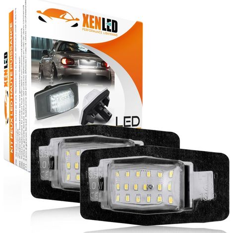 2x Eclairages LED plaque Ford Edge, Mazda MX5 / Protege / MPV / Tribute - Plaque d'immatriculation LED CANBUS Plug&Play (1/5)