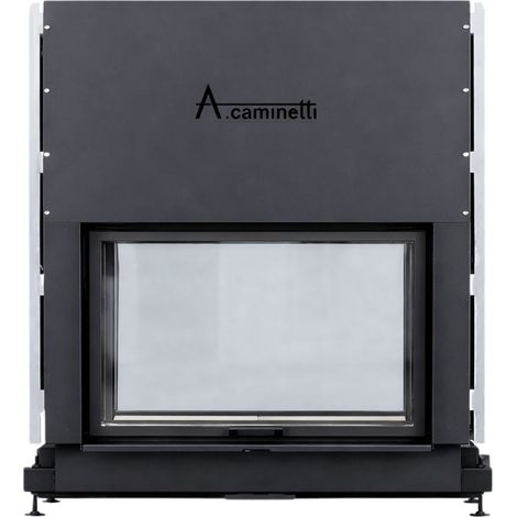 Foyer bois Flat W 90 x 60 Double Face A.Caminetti