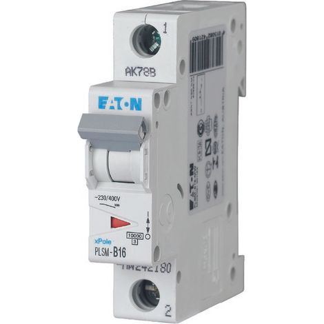 Disyuntor de sobrecorriente unipolar PLSM-B16-MW