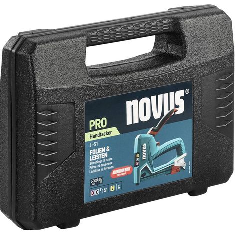 Novus Tools J-51 Set 030-0470 Agrafeuse manuelle pour type d'agrafe Type 53F Longueur de l'agrafe 6 - 14 mm (1/4)