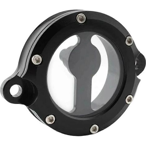 Couvercle de filtre à huile moteur transparent pour carter, compatible avec GB350, NC59, CB350, GB350S et CB350S (2021-). (1/5)