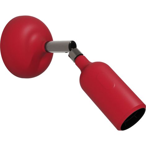 Lampada Fermaluce in silicone con snodo e con interruttore incorporato