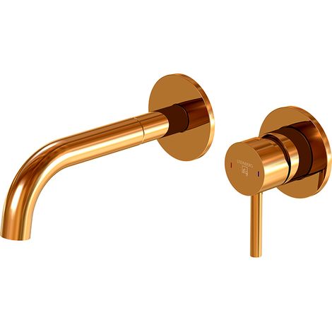 Steinberg 100 - Rubinetto ad incasso per lavabo, montaggio a 2 fori, color oro rosa 100 1814 3 RG (1/5)