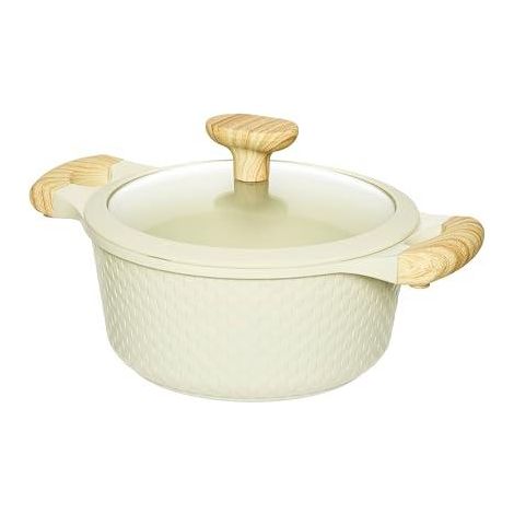 Resto Stielkasserolle beige 20 cm mit 2,4 Litern Kapazität