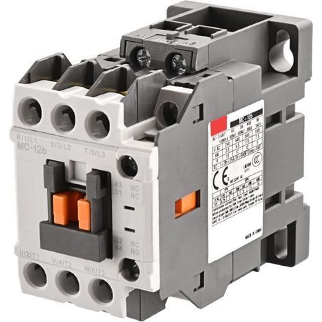 Magnetische Schütze für Wechselstrommotoren, 20–240 V AC, 50/60 Hz, 1a1b, DIN-Schiene, MC-12b (1/5)