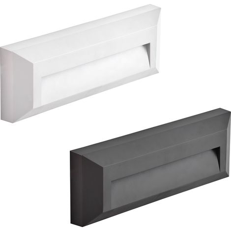 Segnapasso led da parete mod. Soria colore bianco e antracite (1/2)