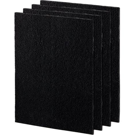 Fellowes 4 Filtri al Carbone per Purificatore d'Aria Aeramax DX55, Assorbe Odori e COV, Confezione da 4 Pezzi (1/5)