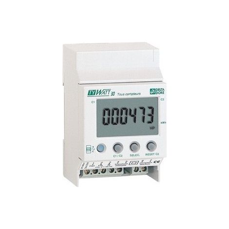 Tywatt 30 Indicador de Consumos para Contador Monofásico 6110002 - Delta Dore