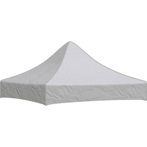 Partyzelt-Dach 2x2 m Weiß 270 g/m²