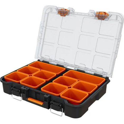 Organizador de herramientas work-team stack n roll apilable 51x35 cm