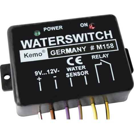 Kemo M158 Sensore acqua Componente sfuso 9 V/DC, 12 V/DC