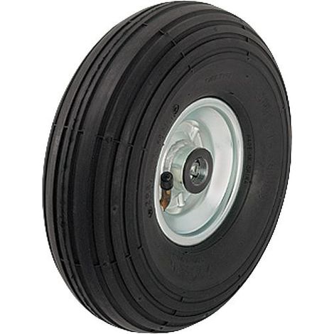 Pneu a sculpture rayure P 261/20-75R, charge 150 kg roue diam. 260mm, trou axial diam. 20mm (1/2)