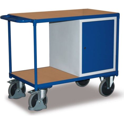 VARIOfit Werkstattwagen mit 2 Ladeflächen und 1 Schrank Traglast 500 kg (1/2)