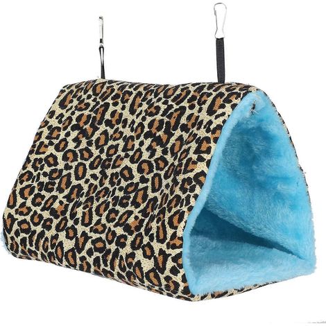 Hamac doux pour oiseaux, niche chaude suspendue pour animaux de compagnie, coussin pour cage, idéal pour l'hiver - Motif animal (1/2)