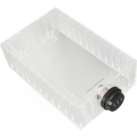 Thermostat locking box, large universal transparent wall-mounted protection. (1/5)