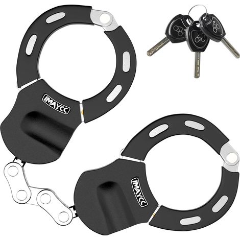 Antivol Trotinette Electrique, Cadenas trotinette electrique, Antivol menotte, Résistant Aux Coupures & Avec Silicone, Haute Sécurité Antivol De Vélo Pour Scooter, Xiaomi, Segway, Ninebot, Etc (1/5)
