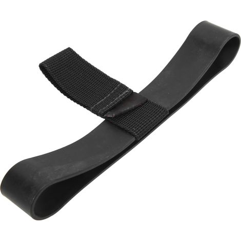KEEP DIVING Halteband für Tauchflaschenschlauch, aus elastischem und widerstandsfähigem Gummi, für 6-Liter-Flaschen, schwarz. (1/5)