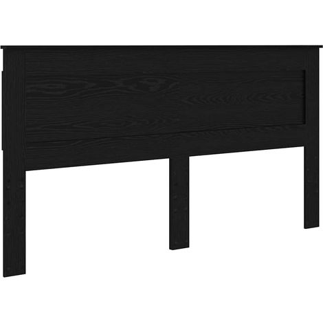 Tête de lit,Décoration murale Chêne noir 200 cm Bois d'ingénierie CFW959720 (1/5)