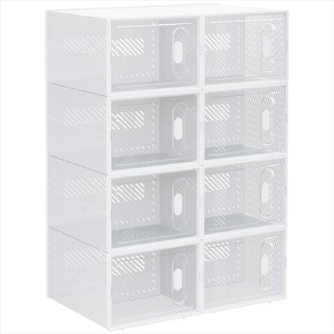 Bibliothèque modulable 8 cubes avec portes transparentes 25 x 35 (1/5)