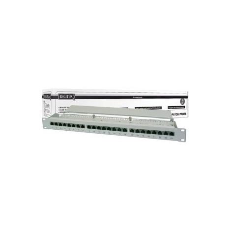 DIGITUS Digitus 24 Port Cat6 Patchpanel 19' Patchfeld 1HE RackMount DN-91624S (1/5)