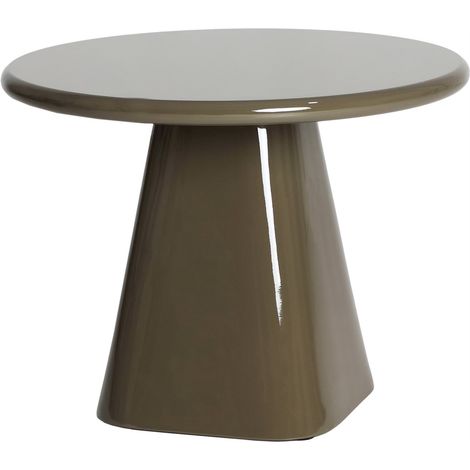 Table d appoint ronde vert olive brillante - vert olive brillant (1/5)