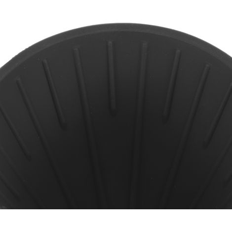 Filtre à café réutilisable en résine de silicone, accessoire pour machine à café, pour la maison et l'extérieur, noir (1/5)