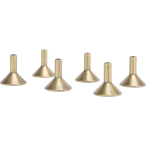 100 pièces Plateau à encens conique en forme d'entonnoir, support en alliage pour bâtonnets d'encens, porte-cônes en métal pour salon de thé (1/5)