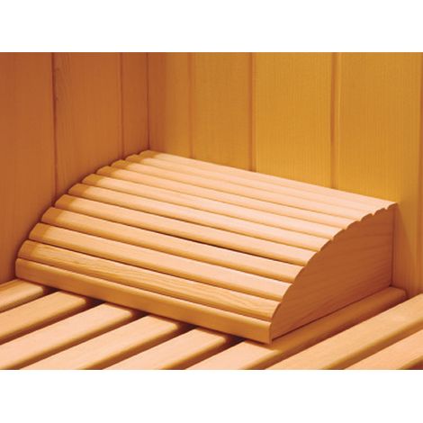 Harvia – Appuie-tête en bois d'abachi pour sauna traditionnel et infrarouge – Dimensions 20,5 x 30 x 7,5 cm – Confort optimal pour détente
