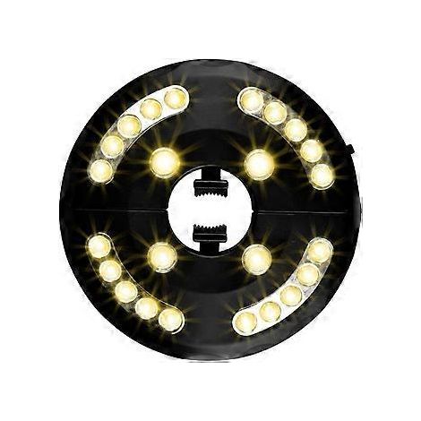 Lampe für Parasol de Jardin, Terrassenschirmleuchte, 24 LED, 3 Modellbeleuchtung, Lumineux de Parasol pour Terrasse, Jardin, Grand Parapluie (Leuchte