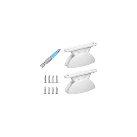 Lot de 2 butoirs de porte pour camping-car, caravane, blanc, accessoires pour caravane, bateau (1/5)
