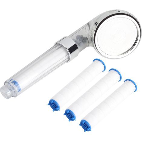 Anion Bathroom Water-Saving Handheld Shower Head with 3 Filters (1/5)