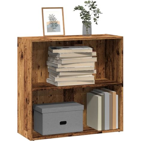 Bücherregal Altholz-Optik 80x30x77 cm Holzwerkstoff