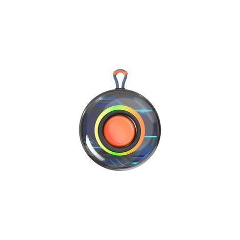 Enceinte Bluetooth étanche pour la douche avec lumières RGB dynamiques, idéale pour la piscine et la plage. (1/5)