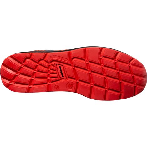 Zapato de seguridad rojo MILERITE s1 T 38 (1/2)