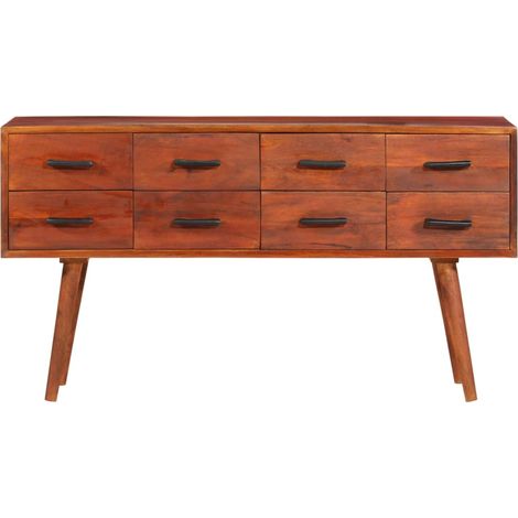 Maison Exclusive - Credenza 110x30x59 cm in Legno Massello di Mango (1/5)