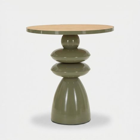 Mesa de centro en metal y MDF Seoul Emerald Accent 49 cm (1/4)