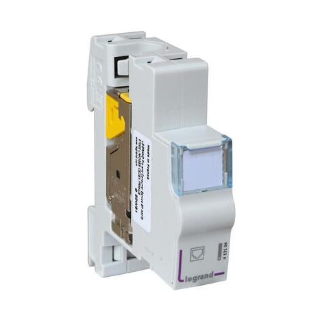 Module de brassage blindé catégorie6A STP avec connecteur LCS³ certifié PoE++ - 1 module - 413104 - LEGRAND