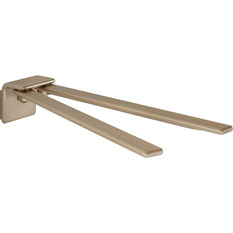 GEDY A9238800000 IL GIGLIO Toallero doble articulado oro mate - ref: A9238800000 (1/2)