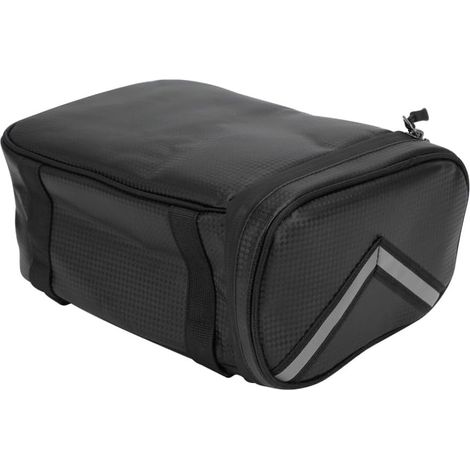 Bolsa trasera para motocicleta, bolsa trasera multifuncional de cuero PU para motocicleta, moto de cross, moto de doble propósito, enduro.