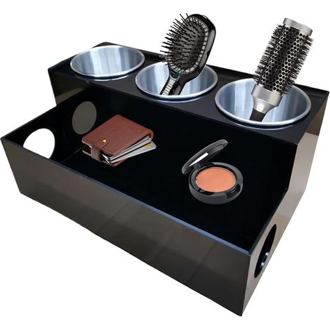 Organisateur d'outils de coiffure Generico , boîte rangement multifonctionnelle pour pinceaux en acr