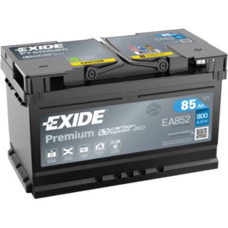 Batería de coche Tudor 85Ah EA852 Exide (1/2)